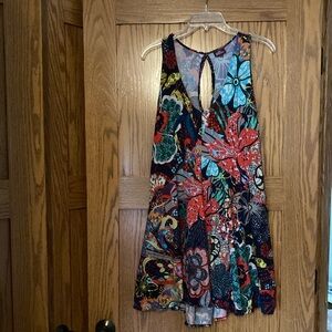 Colorful summer dress or swimsuit coverup. Size small.